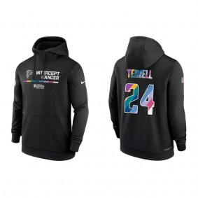 A.J. Terrell Atlanta Falcons 2022 Crucial Catch Therma Performance Pullover Hoodie