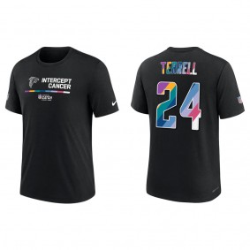 A.J. Terrell Atlanta Falcons Black 2022 NFL Crucial Catch Performance T-Shirt