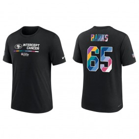 Aaron Banks San Francisco 49ers Black 2022 NFL Crucial Catch Performance T-Shirt