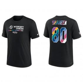 Adam Shaheen Miami Dolphins Black 2022 NFL Crucial Catch Performance T-Shirt
