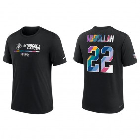 Ameer Abdullah Las Vegas Raiders Black 2022 NFL Crucial Catch Performance T-Shirt