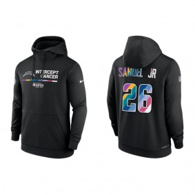 Asante Samuel Jr. Los Angeles Chargers 2022 Crucial Catch Therma Performance Pullover Hoodie