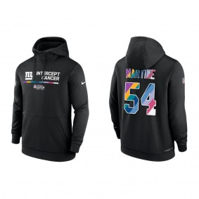 Blake Martinez New York Giants 2022 Crucial Catch Therma Performance Pullover Hoodie