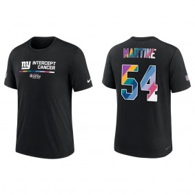 Blake Martinez New York Giants Black 2022 NFL Crucial Catch Performance T-Shirt