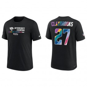 Chris Claybrooks Jacksonville Jaguars Black 2022 NFL Crucial Catch Performance T-Shirt