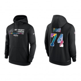 Cody Ford Buffalo Bills 2022 Crucial Catch Therma Performance Pullover Hoodie