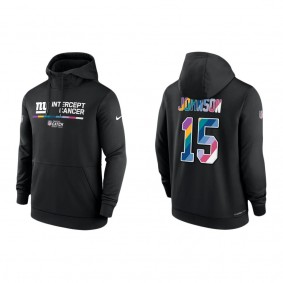 Collin Johnson New York Giants 2022 Crucial Catch Therma Performance Pullover Hoodie
