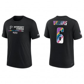 Damien Williams Atlanta Falcons Black 2022 NFL Crucial Catch Performance T-Shirt