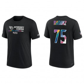 Dillon Radunz Tennessee Titans Black 2022 NFL Crucial Catch Performance T-Shirt