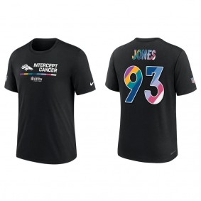 Dre'mont Jones Denver Broncos Black 2022 NFL Crucial Catch Performance T-Shirt