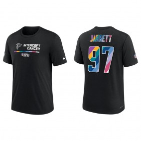 Grady Jarrett Atlanta Falcons Black 2022 NFL Crucial Catch Performance T-Shirt