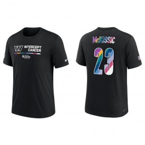 J.D. McKissic Washington Commanders Black 2022 NFL Crucial Catch Performance T-Shirt