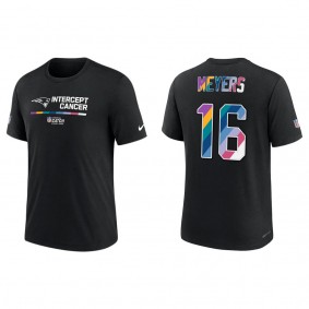 Jakobi Meyers New England Patriots Black 2022 NFL Crucial Catch Performance T-Shirt