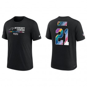 Jeremy Chinn Carolina Panthers Black 2022 NFL Crucial Catch Performance T-Shirt