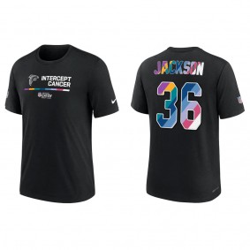 Josh Jackson Arizona Cardinals Black 2022 NFL Crucial Catch Performance T-Shirt