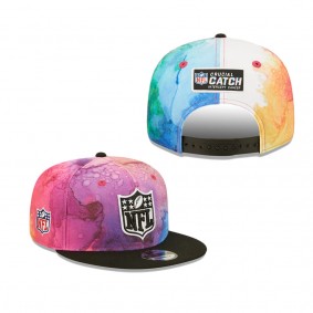 Men's Pink Black 2022 NFL Crucial Catch 9FIFTY Snapback Hat