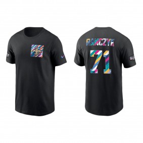 Men's New Orleans Saints Ryan Ramczyk Black 2023 NFL Crucial Catch T-Shirt