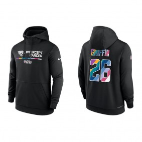 Shaquill Griffin Jacksonville Jaguars 2022 Crucial Catch Therma Performance Pullover Hoodie
