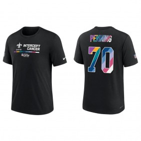 Trevor Penning New Orleans Saints Black 2022 NFL Crucial Catch Performance T-Shirt