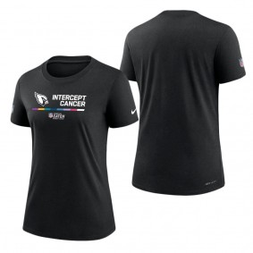 Women's Arizona Cardinals Black 2022 NFL Crucial Catch Performance T-Shirt